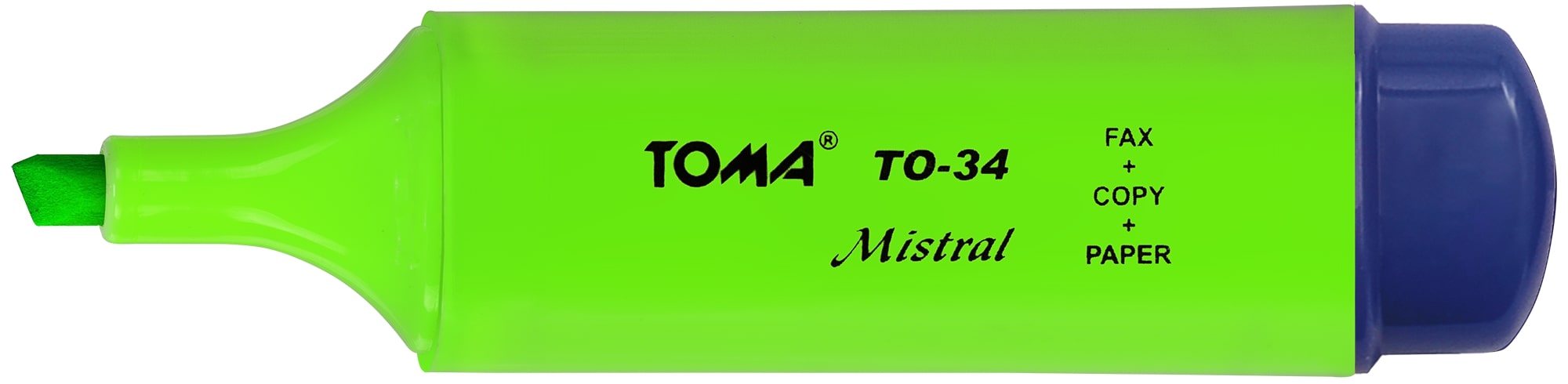 Zakreślacz Toma Mistral TO-334/TO-34 zielony